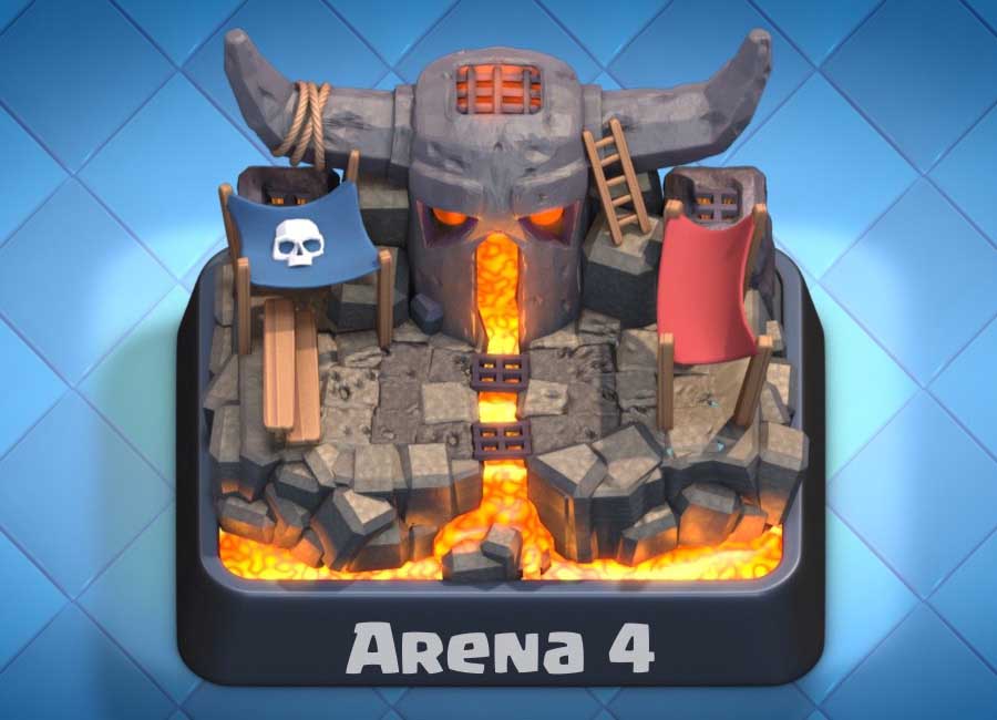 How to get to arena on sale 4 clash royale