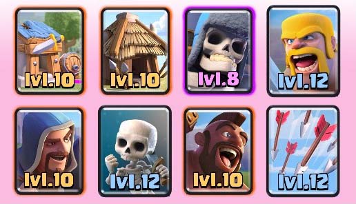 ARENA 7-8 HOG DECK!! F2P with No Legendary Cards! Get to Frozen Peak Arena  8! Clash Royale Strategy 