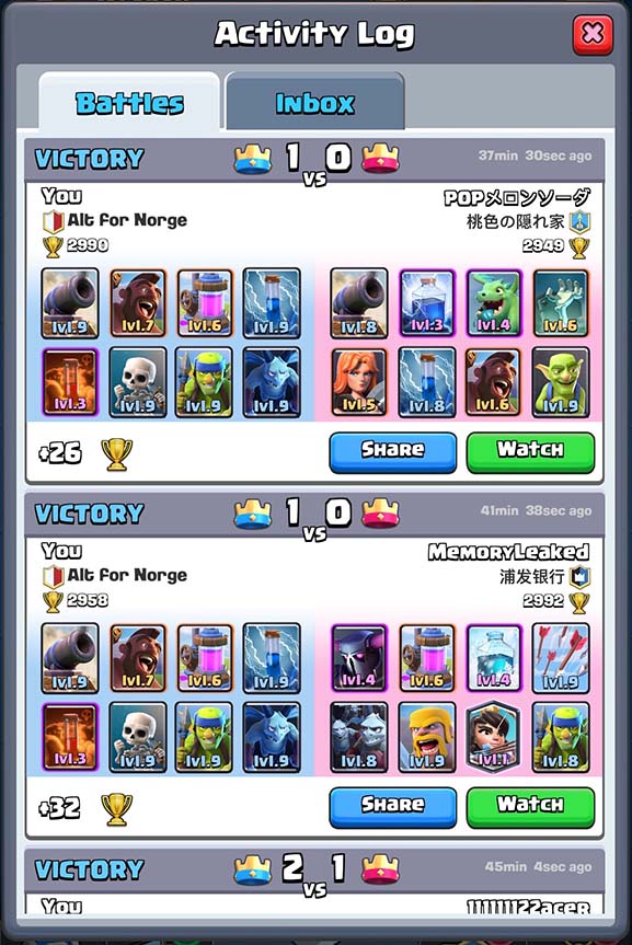 used this deck to reach arena 12 (no legendaries) : r/ClashRoyale