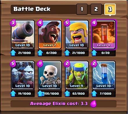 ARENA 7-8 HOG DECK!! F2P with No Legendary Cards! Get to Frozen Peak Arena  8! Clash Royale Strategy 