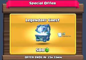 chances of getting a legendary in clash royale